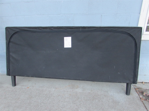 UPHOLSTERED KING BED FRAME