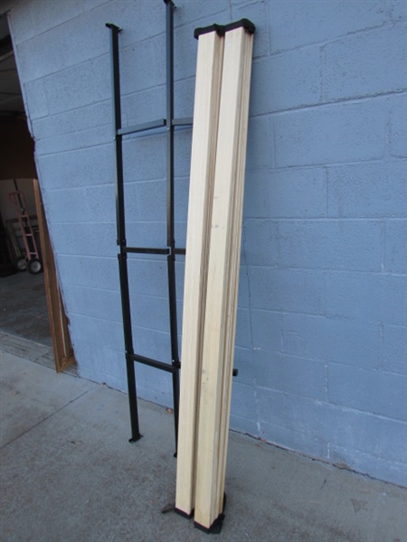 UPHOLSTERED KING BED FRAME
