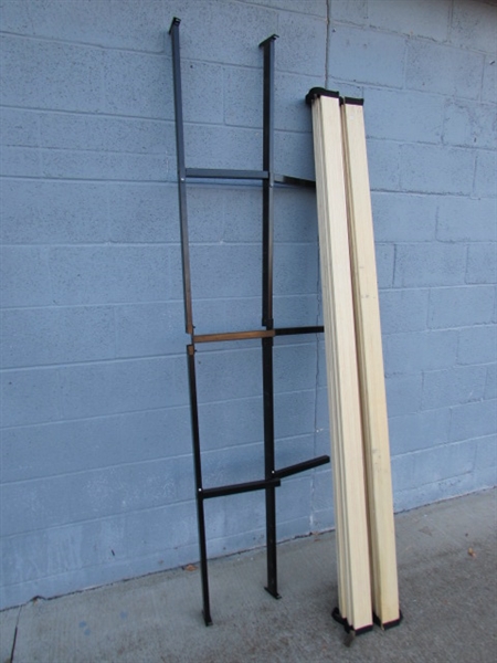 UPHOLSTERED KING BED FRAME