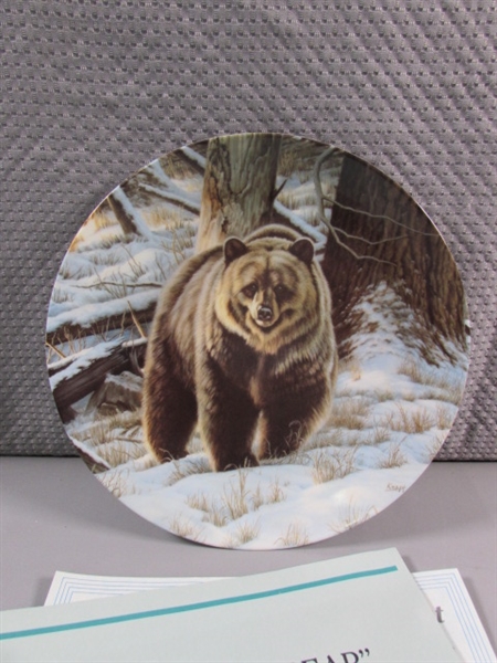 GRIZZLY & PANDA BEAR COLLECTORS PLATES