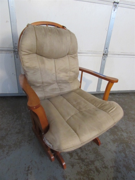 GLIDER ROCKER & FOOTSTOOL