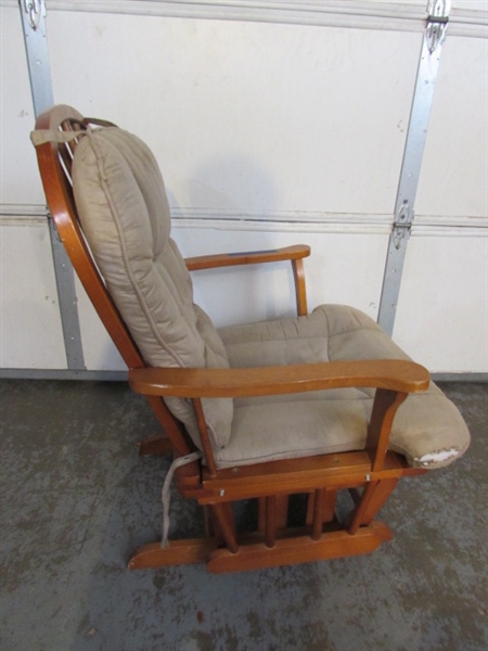 GLIDER ROCKER & FOOTSTOOL
