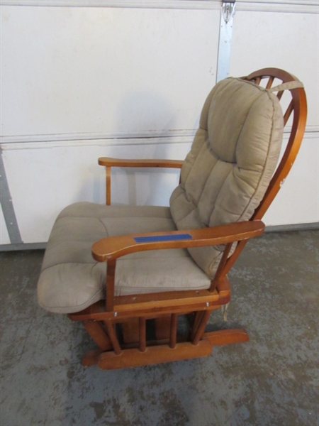 GLIDER ROCKER & FOOTSTOOL