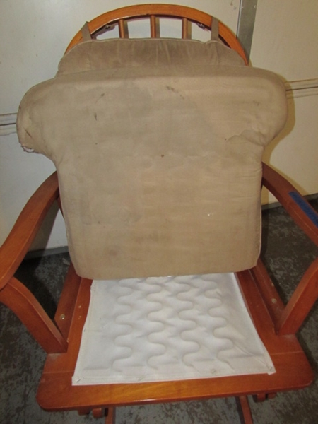 GLIDER ROCKER & FOOTSTOOL