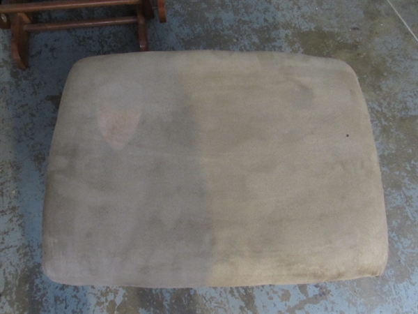 GLIDER ROCKER & FOOTSTOOL