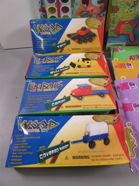 LARGE SELECTION OF CHILDREN'S ACTIVITIES