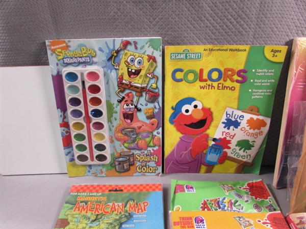 LARGE SELECTION OF CHILDREN'S ACTIVITIES
