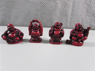 SMALL CINNABAR? HAPPY BUDDHAS
