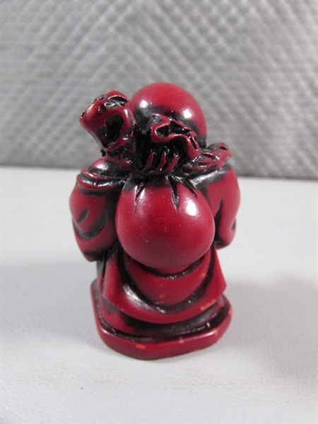 SMALL CINNABAR? HAPPY BUDDHAS