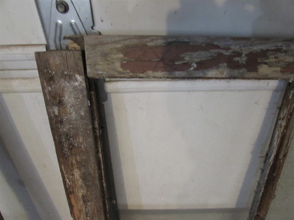 PAIR OF 6-PANE ANTIQUE WINDOWS