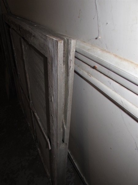 PAIR OF 6-PANE ANTIQUE WINDOWS