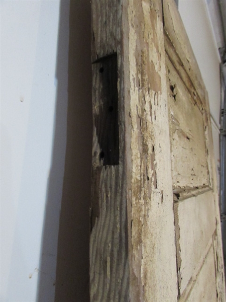 SMALL ANTIQUE BATHROOM SOLID WOOD DOOR