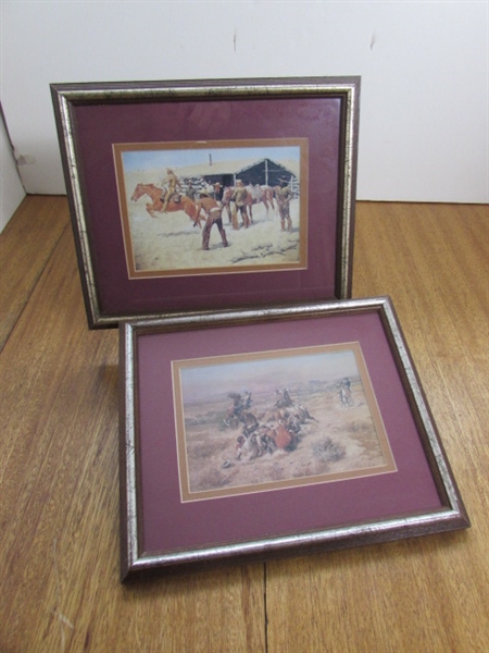 REMINGTON & RUSSELL FRAMED PRINTS