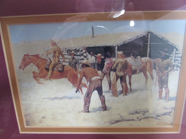 REMINGTON & RUSSELL FRAMED PRINTS