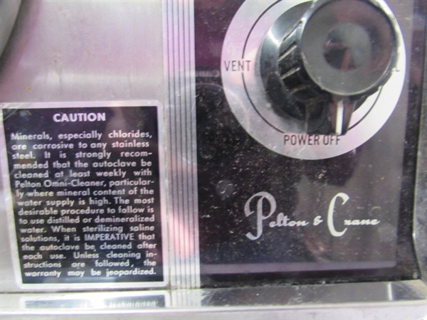 PELTON & CRANE OMNI CLAVE STERILIZER