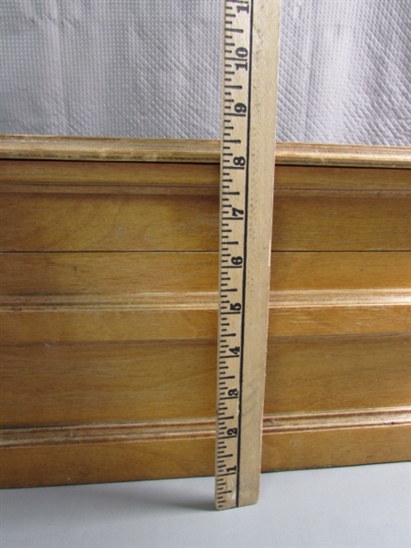 6-COMPARTMENT WOODEN STORAGE BOX