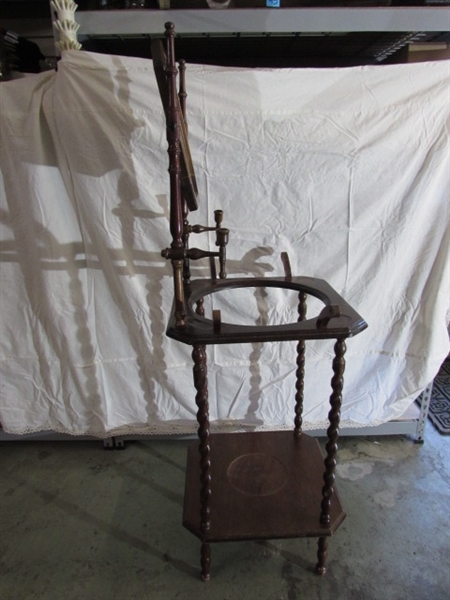 VINTAGE WOODEN WASH STAND
