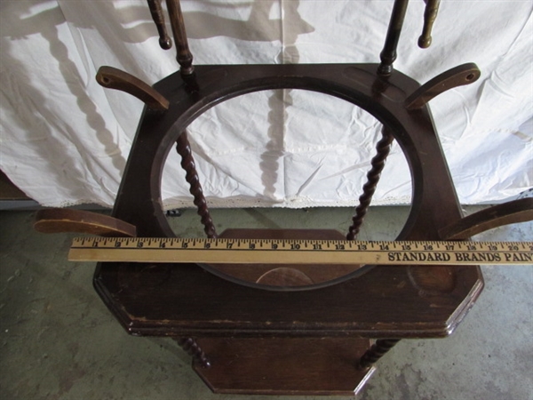 VINTAGE WOODEN WASH STAND