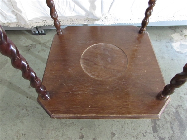 VINTAGE WOODEN WASH STAND