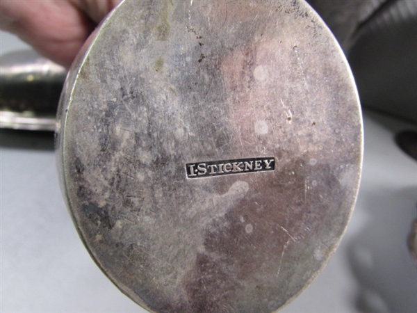 VINTAGE TARNISHED SILVER PLATE COLLECTION