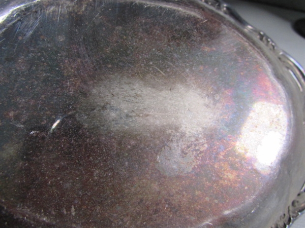 VINTAGE TARNISHED SILVER PLATE COLLECTION