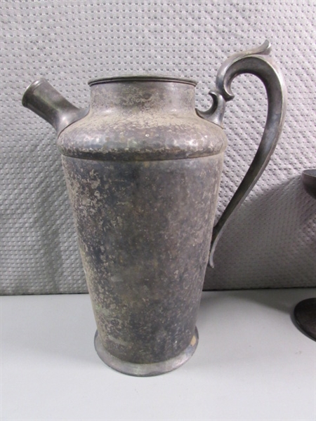 VINTAGE TARNISHED SILVER PLATE COLLECTION