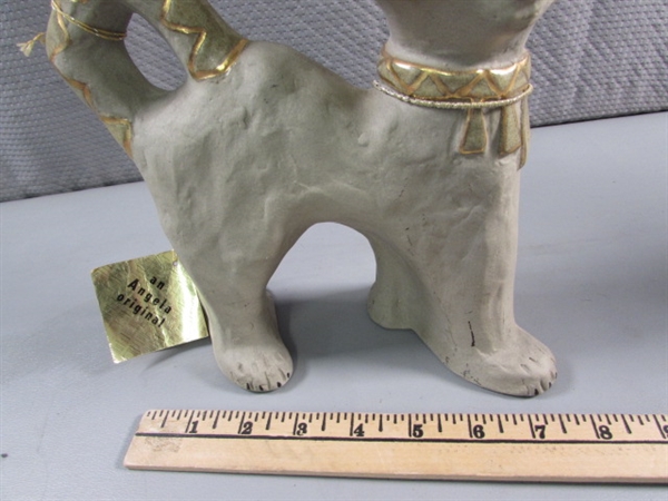 PAIR OF MCM CAT STATUES