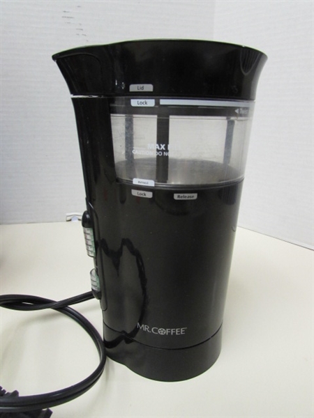 COFFEE MAKER (NEW), COFFEE, GRINDER, TEA KETTLE & MORE
