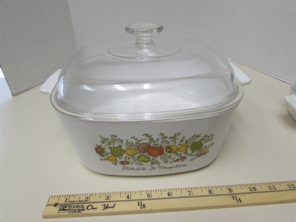 CORNING WARE MARJOLAINE SPICE OF LIFE COOKWARE