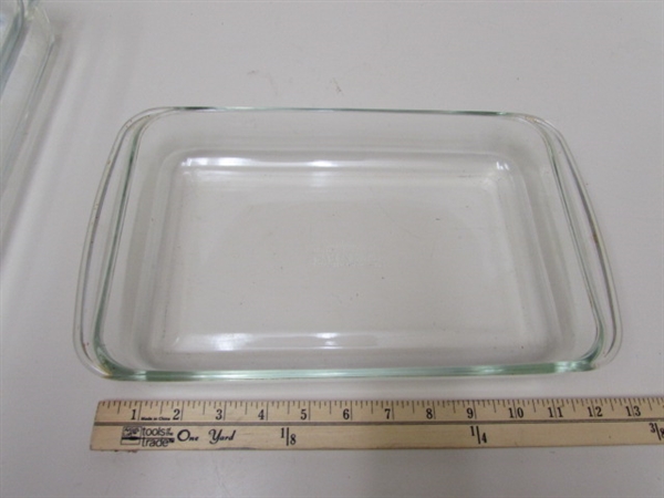 ASSORTED GLASS BAKEWARE & MORE