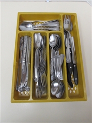 ASSORTED FLATWARE - 2 DIFFERENT PATTERNS PLUS EXTRAS