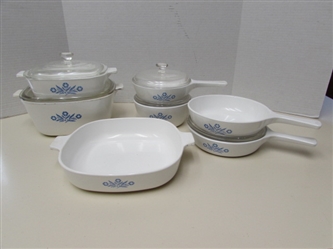 CORNFLOWER BLUE CORNINGWARE