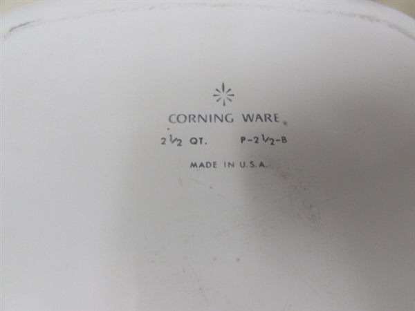 CORNFLOWER BLUE CORNINGWARE