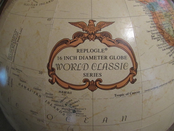 REPLOGLE 16 GLOBE ON STAND