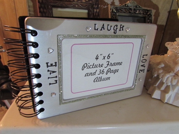 PICTURE FRAMES, MUSIC BOXES & DECOR