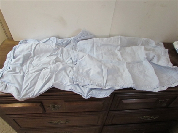 QUEEN COMFORTER, SHEETS, MATTRESS COVER, SHAMS