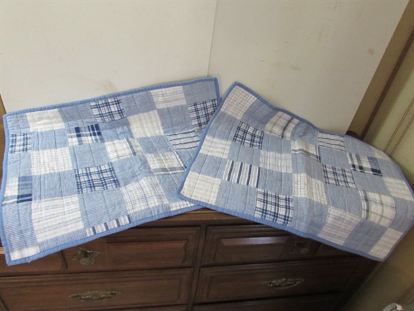 QUEEN COMFORTER, SHEETS, MATTRESS COVER, SHAMS