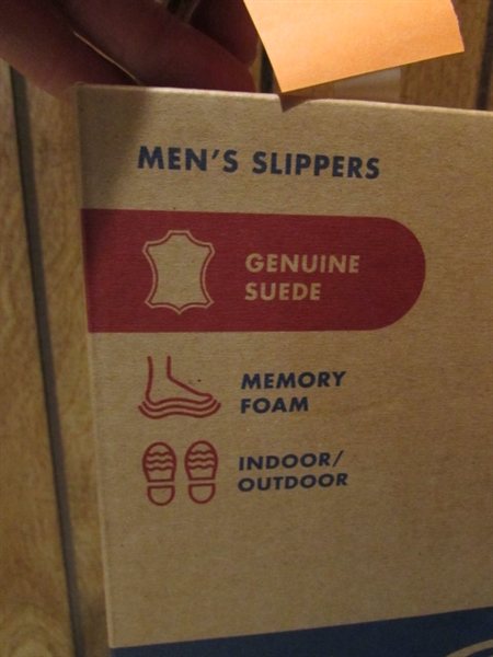 MEN'S SIZE 11 BOOTS & SLIPPERS - NEW