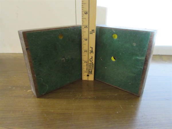 VINTAGE/ANTIQUE JUGGLING PIN, BAROMETER, MUSIC BOX & MORE
