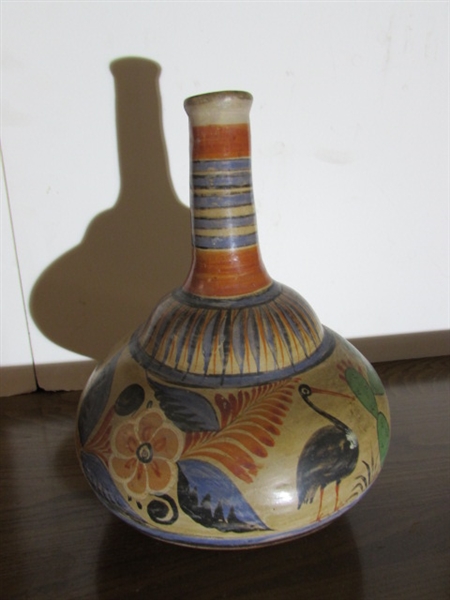 PAIR OF VINTAGE MEXICAN CLAY JUGS