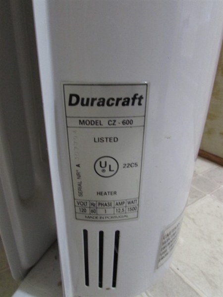 DURACRAFT RADIATOR HEATER
