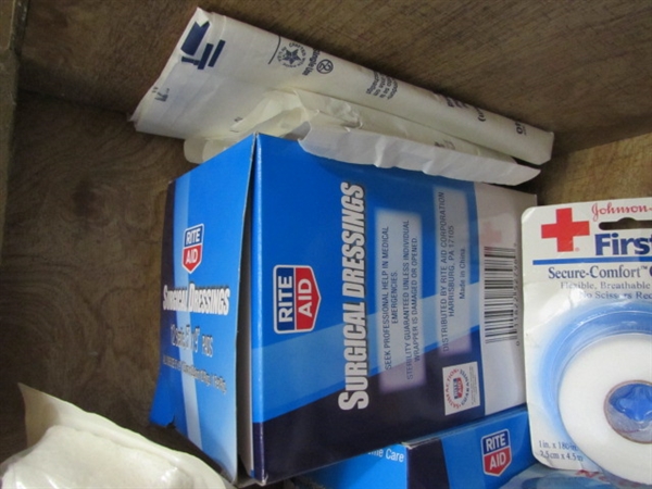 FIRST AID & BATHROOM ESSENTIALS