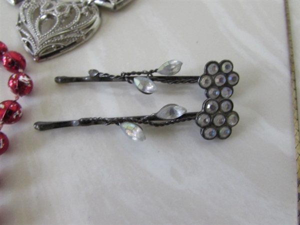FASHION JEWELRY & A TIARA
