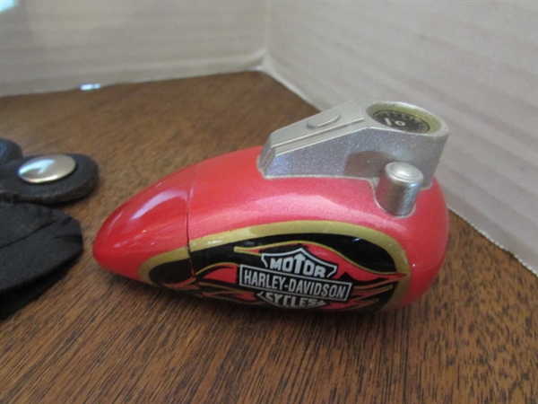 HARLEY-DAVIDSON PINS, TIN, JIGSAW PUZZLE & MORE