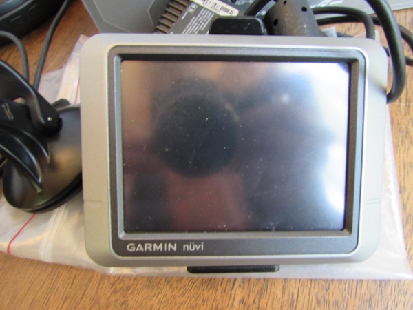 SONY WALKMAN (CD), GTECH METER & GARMIN - UNTESTED