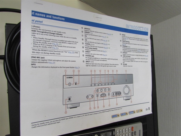 YAMAHA STEREO RECEIVER #RX-V467 - WORKS