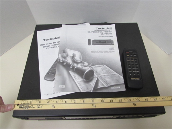 TECHNICS CAROUSEL 5-DISC CD PLAYER - WORKS