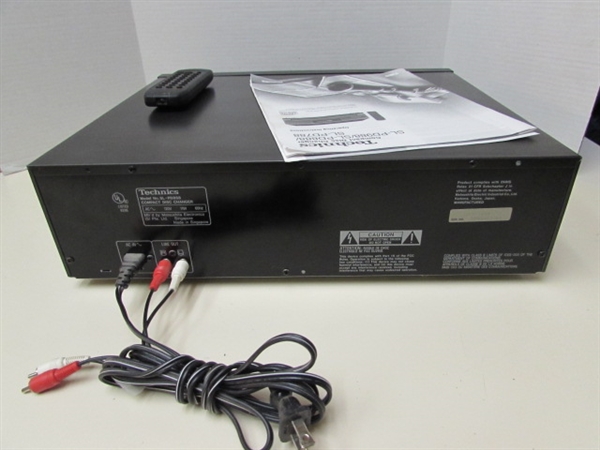 TECHNICS CAROUSEL 5-DISC CD PLAYER - WORKS