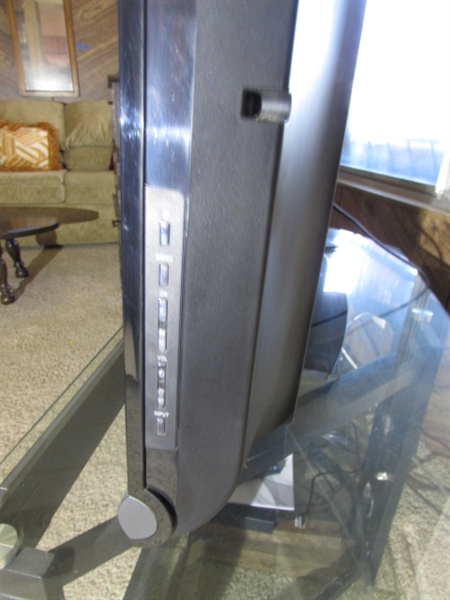 VIZIO 42 FLAT SCREEN TV, STAND & LG DVD PLAYER