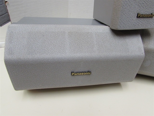 KENWOOD & PANASONIC SURROUND SOUND SPEAKERS
